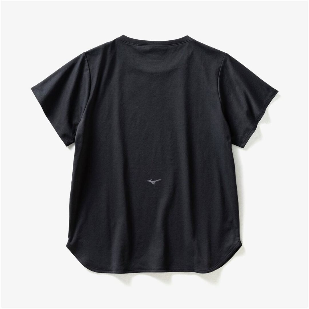ストレッチソフトドライTシャツ(ワイドシルエット) ブラック S