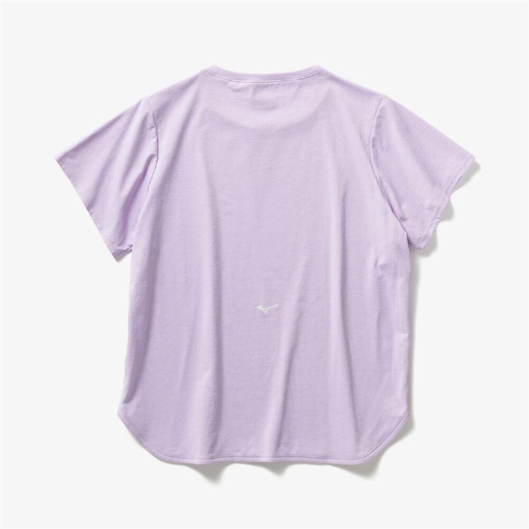 ストレッチソフトドライTシャツ(ワイドシルエット) ペールパープル M
