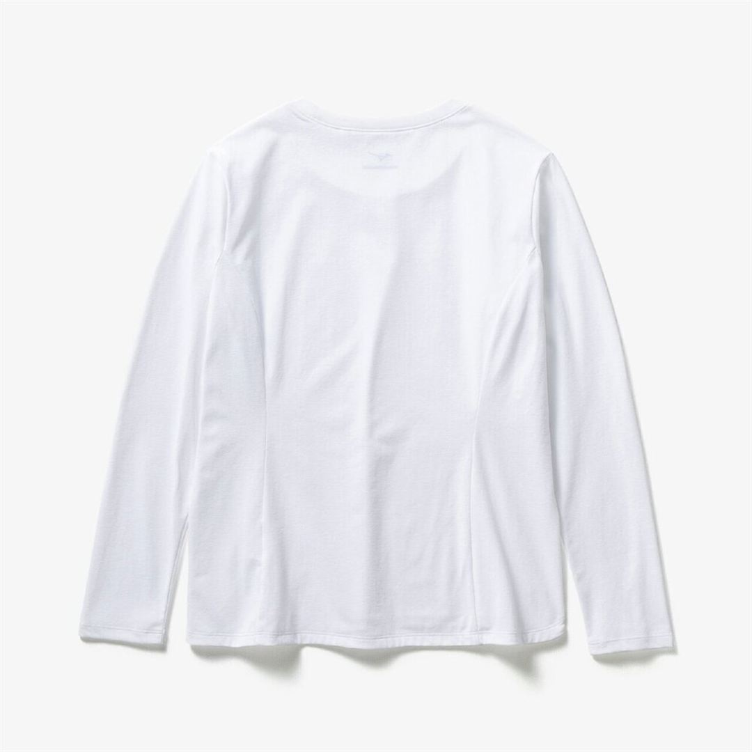 ストレッチソフトドライTシャツ(長袖) ホワイト XL