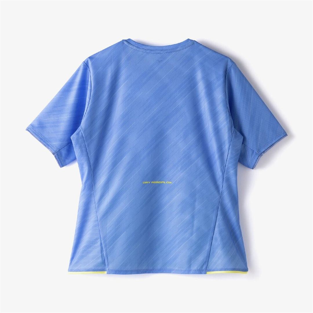 【汗処理／通気】ドライエアロフローグラデーションTシャツ(ワイドシルエット) ヴィスタブルー S