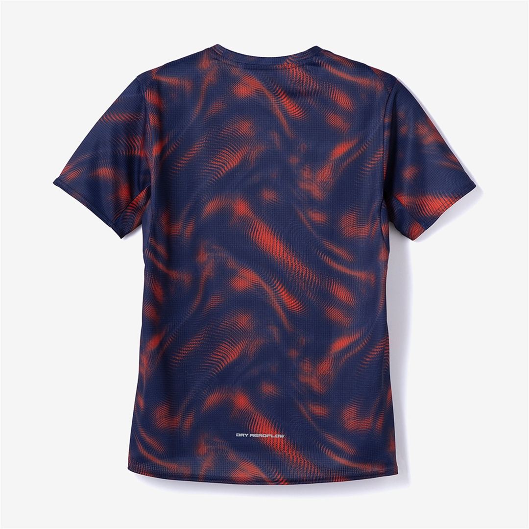 【汗処理／通気】ドライエアロフローTシャツ オレンジコム S