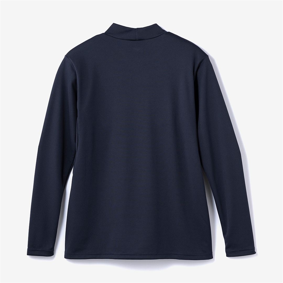【吸湿発熱】ブレスサーモTシャツ(長袖) ディープネイビー XL