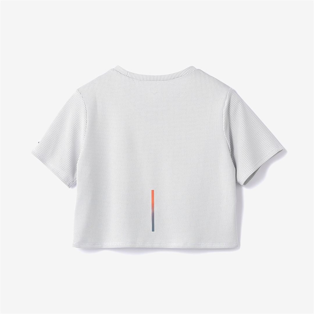 【汗処理／通気】ドライエアロフロークロップドTシャツ スノーホワイト XL