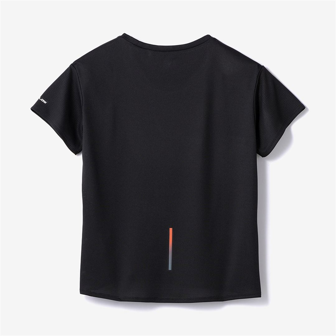 【汗処理／通気】ドライエアロフローTシャツ(ワイドシルエット) ブラック XL