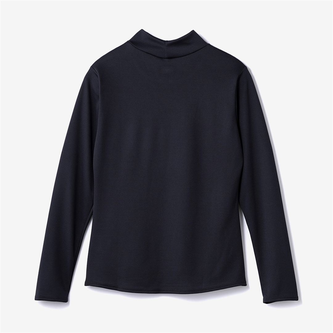 【吸湿発熱】ブレスサーモハイネックTシャツ(長袖) ブラック M