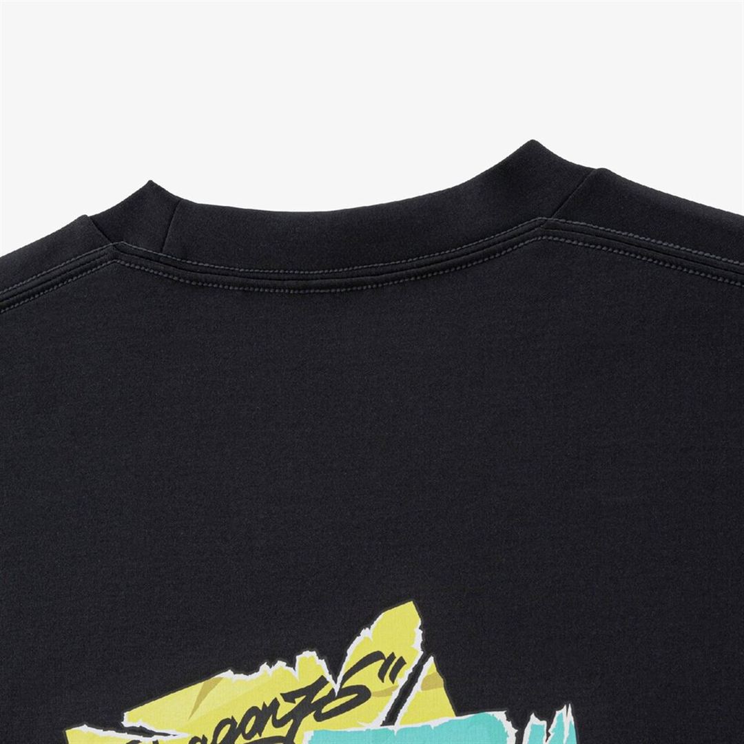Dragon76ルーズフィットスウェットクルー ブラック杢 XL