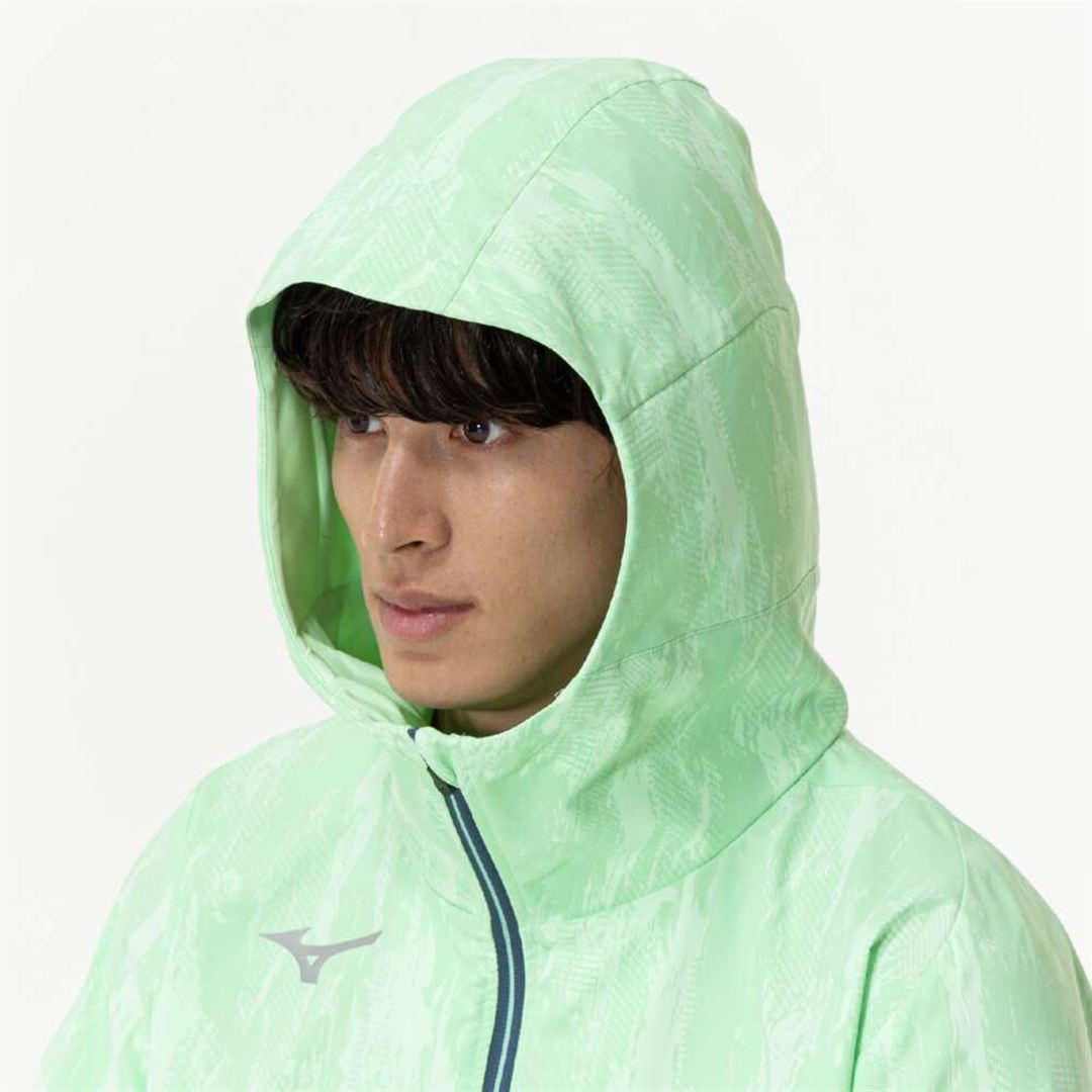 ストレッチクロスフーディ ネオミント XL