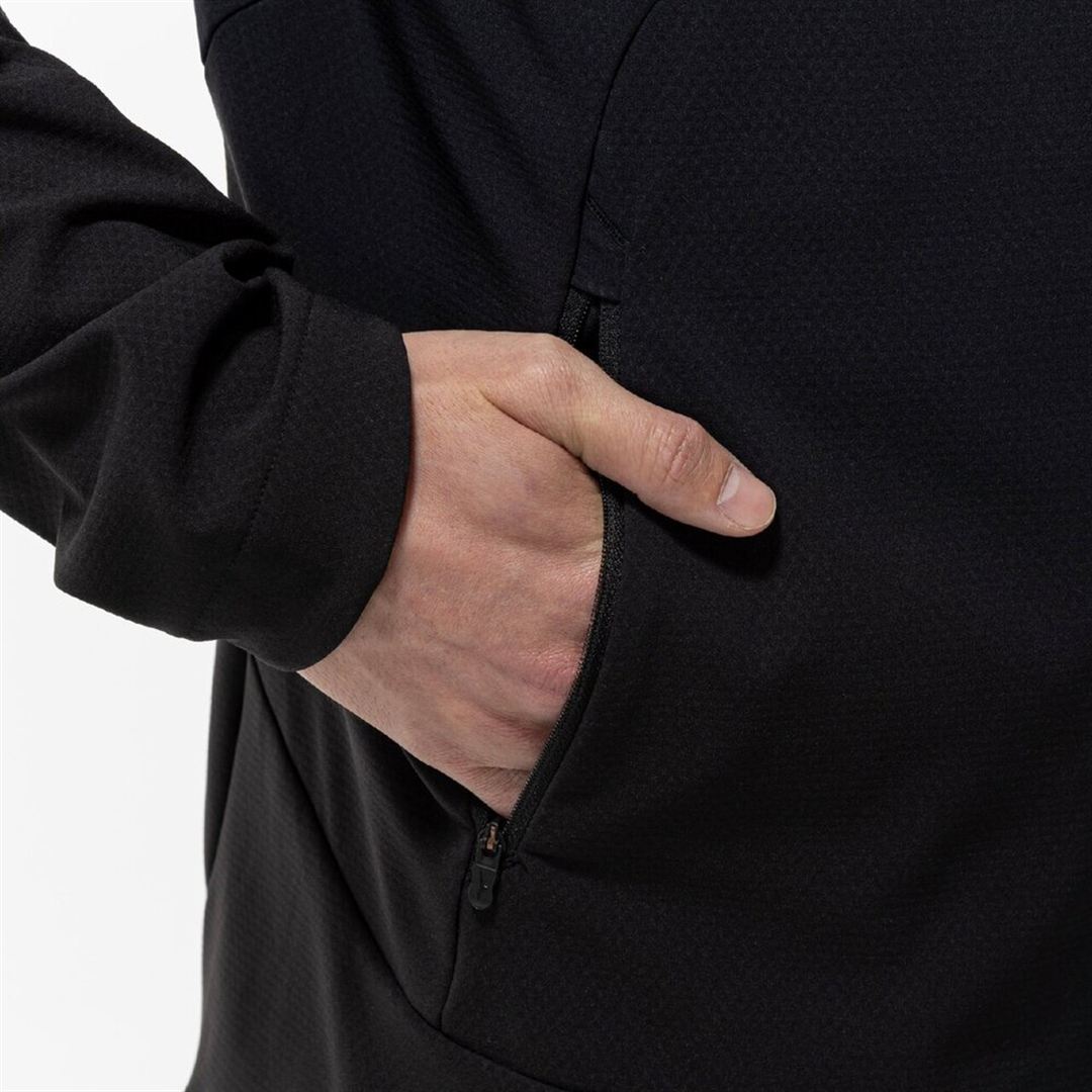 【ストレッチ／防風】テックシールドジャケット ブラック 3XL