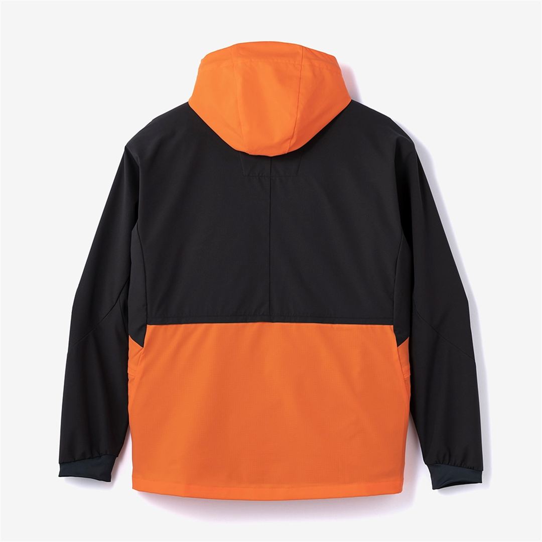 ハイブリッド3WAYジャケット サンストーンオレンジ×ブラック XL