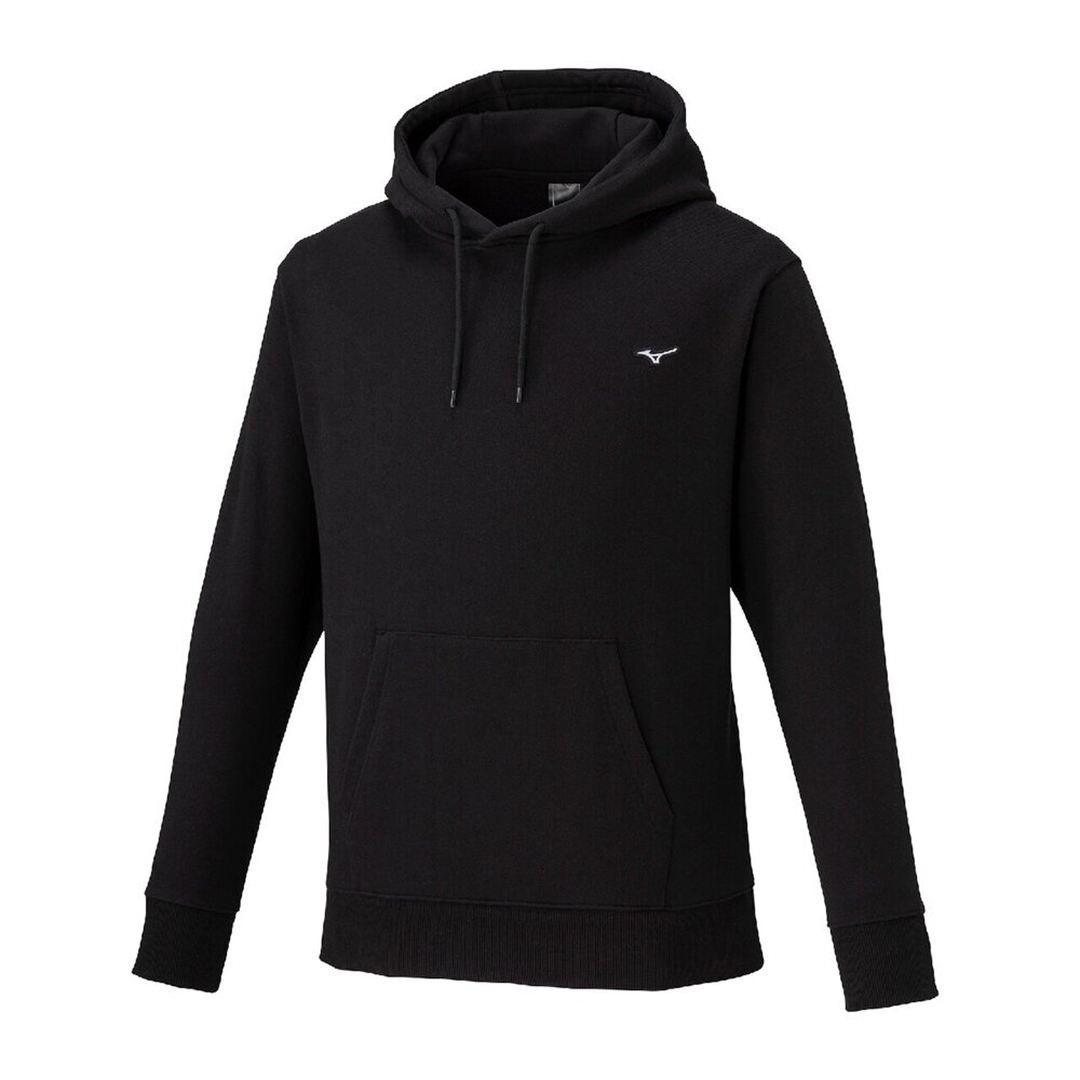 THE MZ SWEAT ワンポイントロゴスウェットフーディ ブラック XL