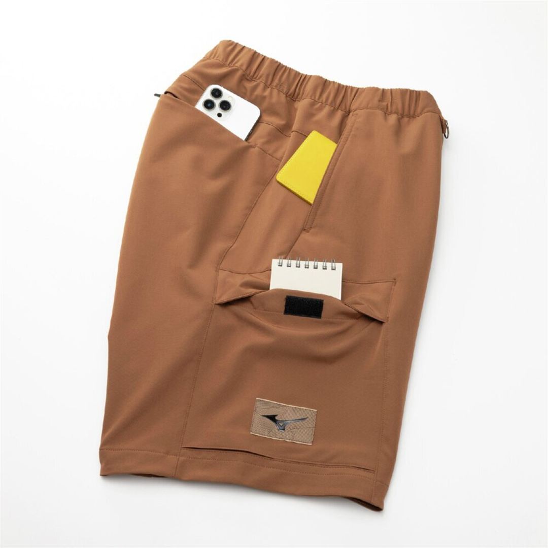 ルーズフィットショートパンツ ブラウン S
