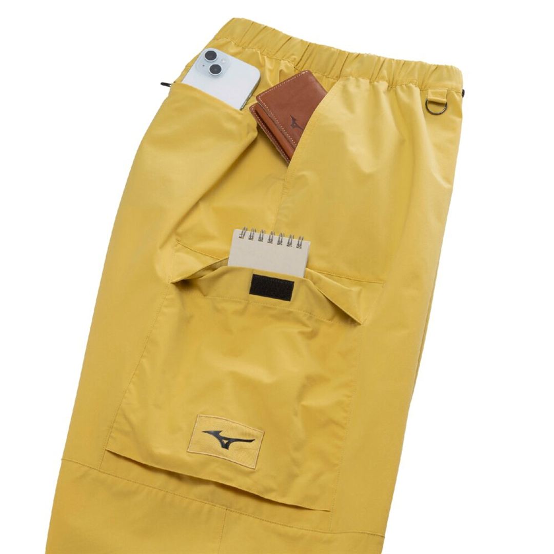 ルーズフィットストレッチロングパンツ ミステッドイエロー XS