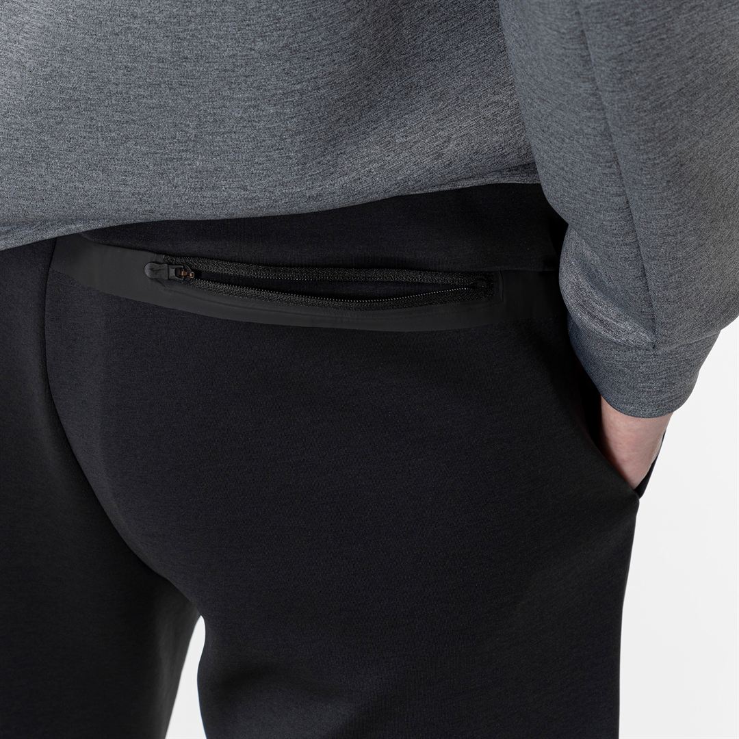 ストレッチスウェットスリムパンツ ブラック 3XL