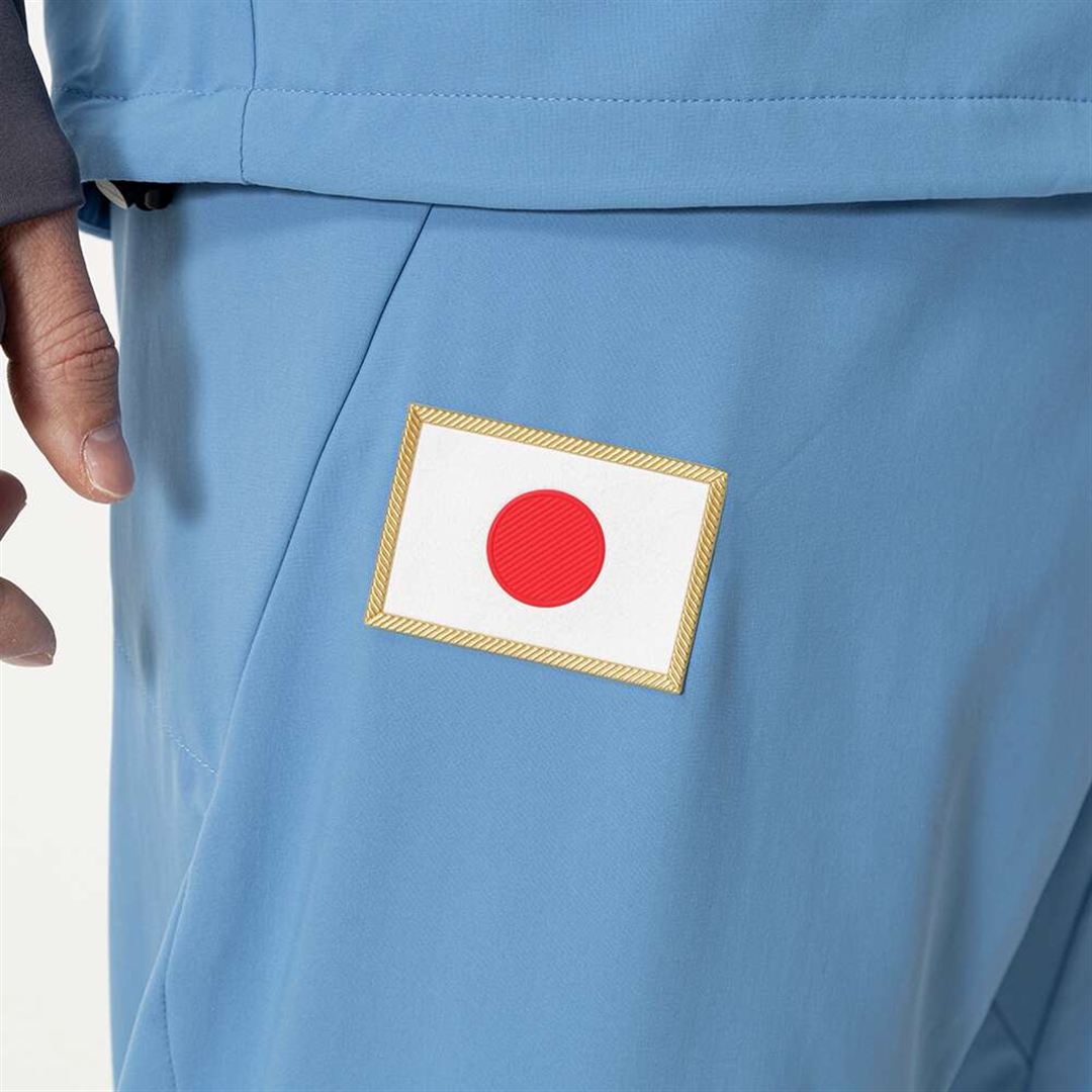 オーセンティックストレッチクロスパンツ パリジャンブルー XS