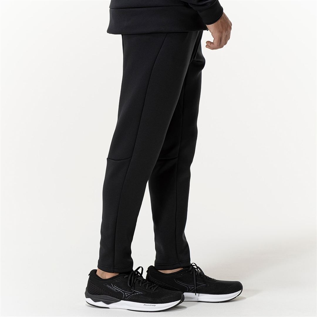 ストレッチスウェットスリムパンツ ブラック XS