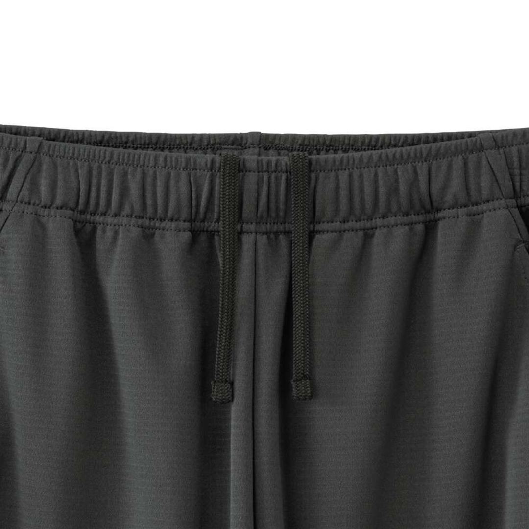 ナビドライニットハーフパンツ チャコールグレー×シルバー XL
