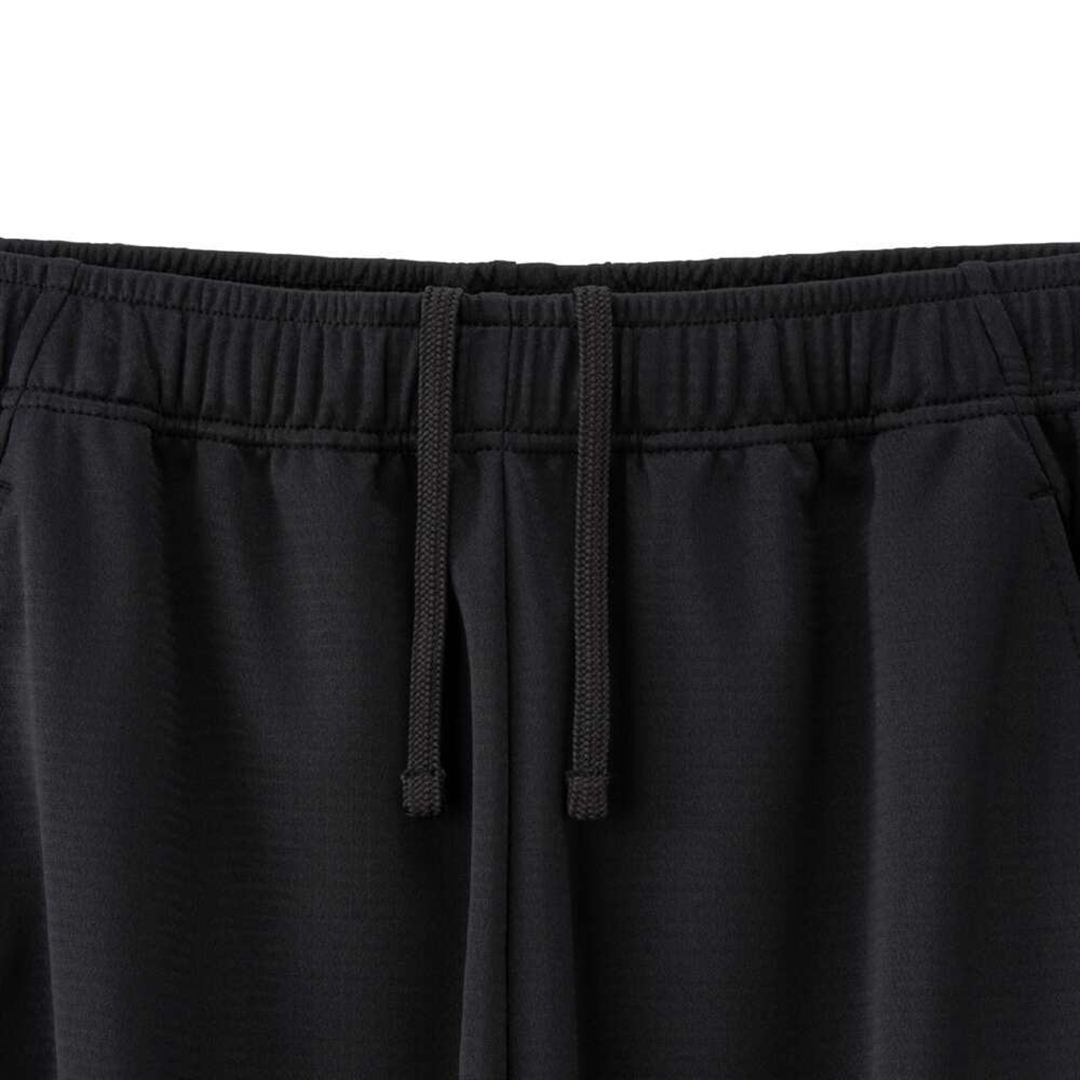 ナビドライニットハーフパンツ ブラック×シルバー XL