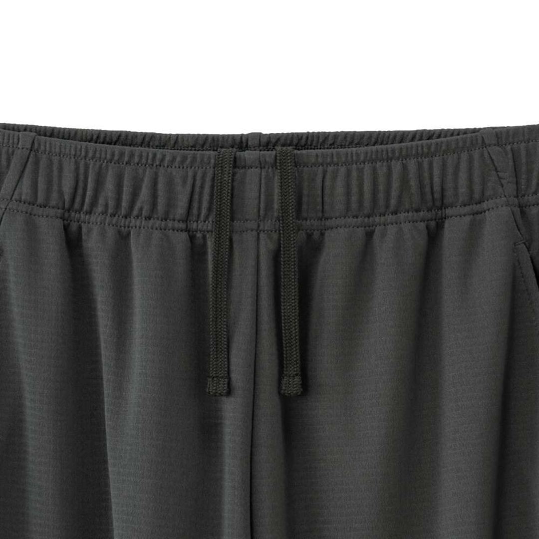 ナビドライニットロングパンツ チャコールグレー×シルバー S