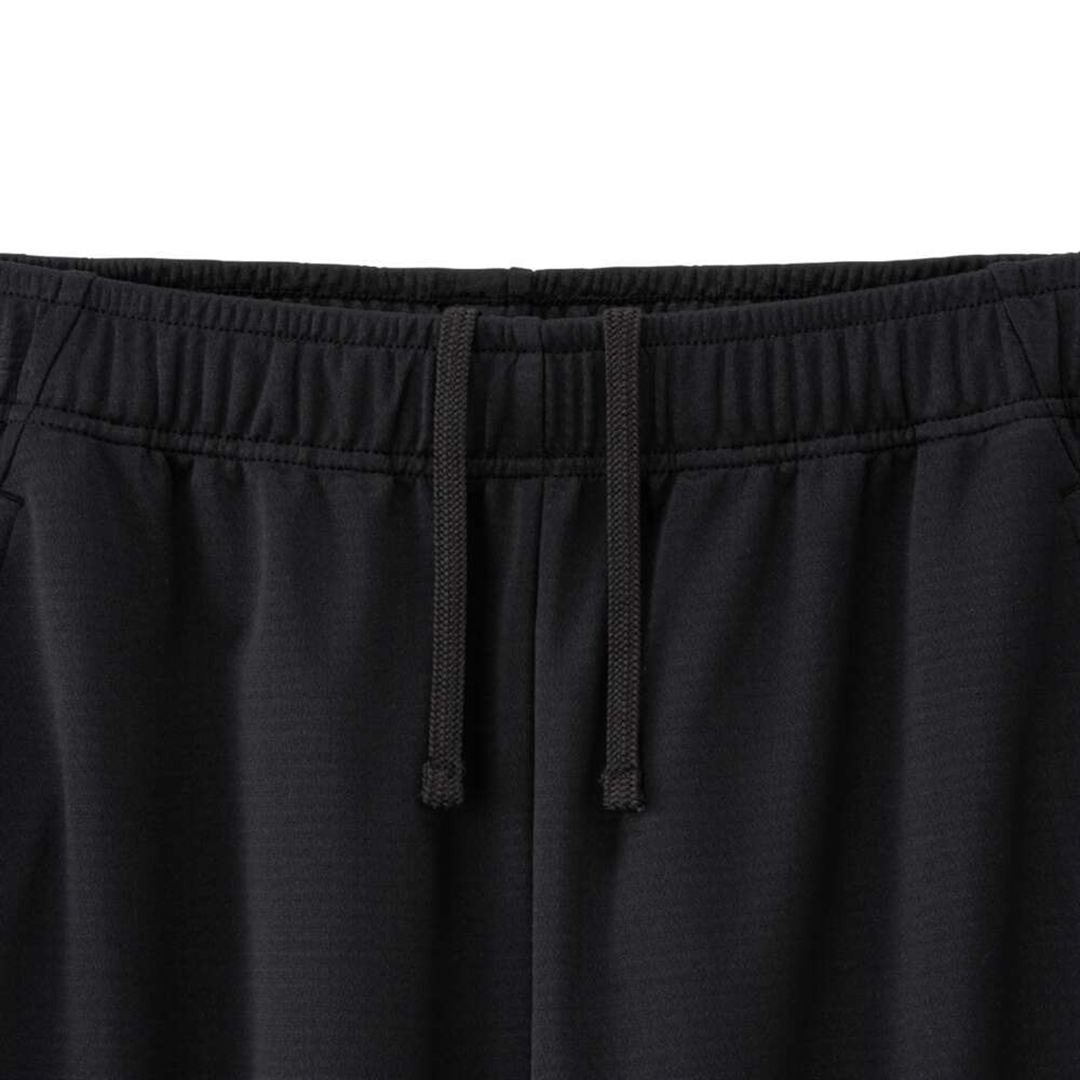 ナビドライニットロングパンツ ブラック×シルバー XL
