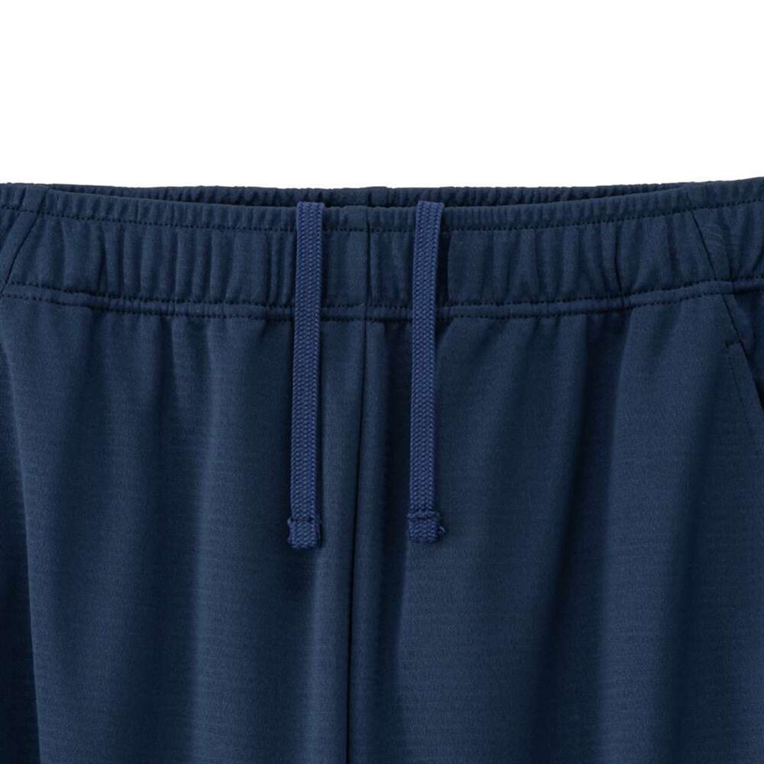 ナビドライニットロングパンツ ドレスネイビー×シルバー XL