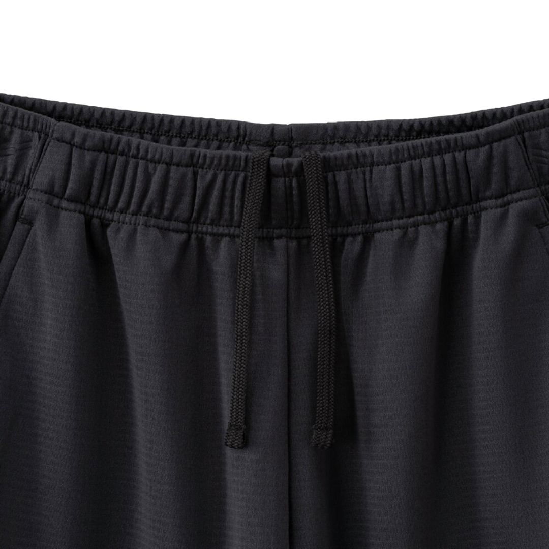 ナビドライニットハーフパンツ チャコールグレー×シルバー XL