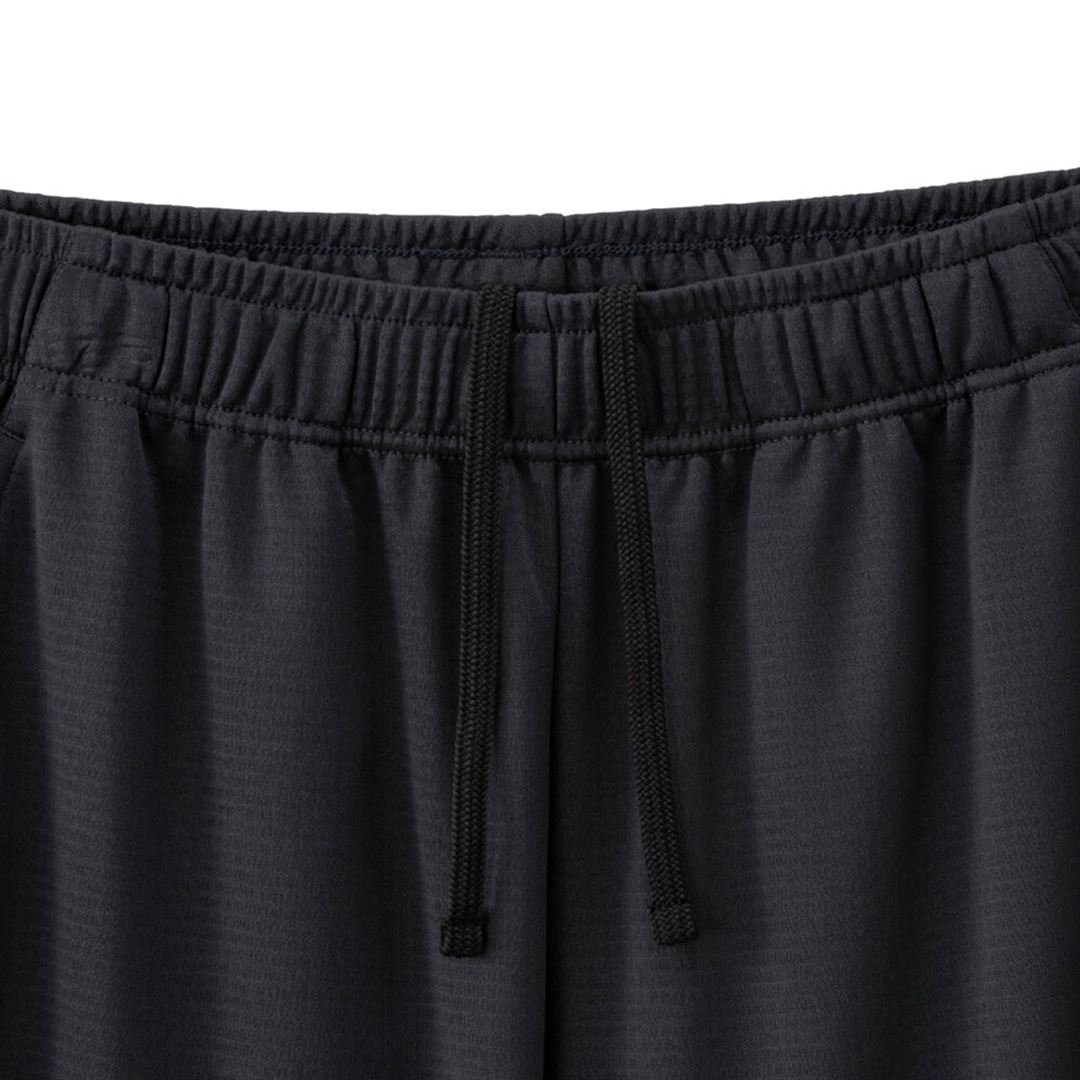 ナビドライ ニットロングパンツ チャコールグレー×シルバー S