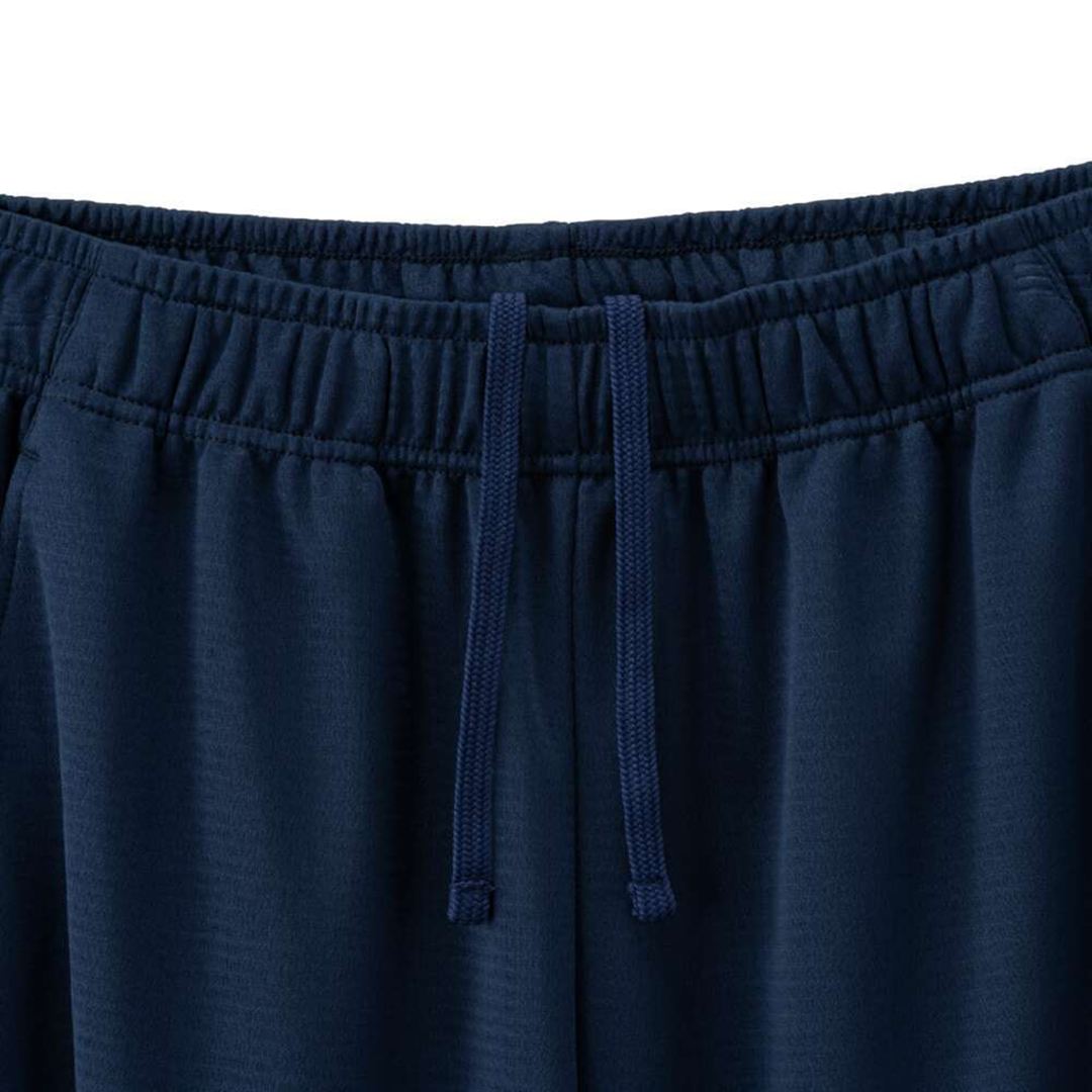 ナビドライ ニットロングパンツ ドレスネイビー×ブルー XL