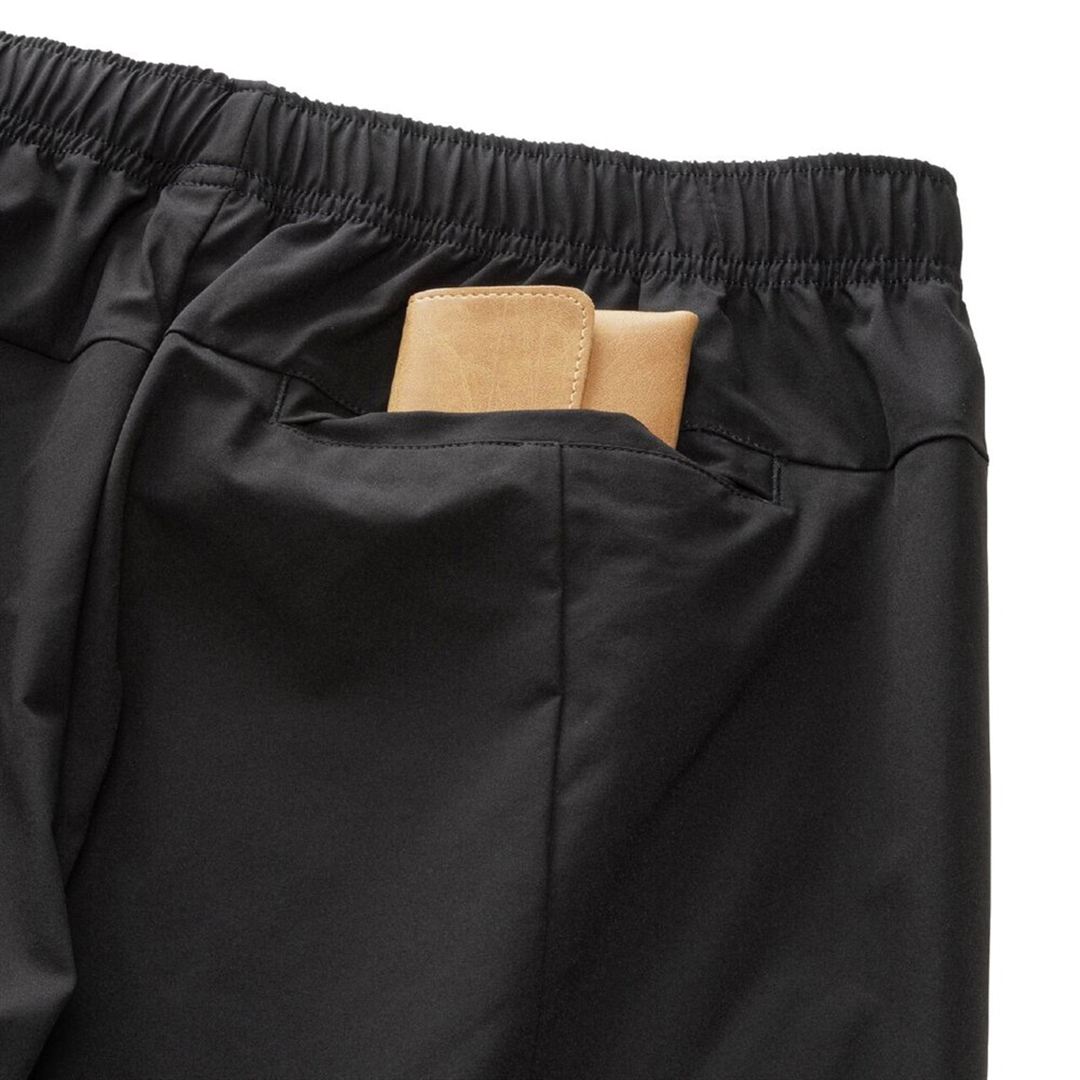 ストレッチウーブン7分丈パンツ ブラック XL
