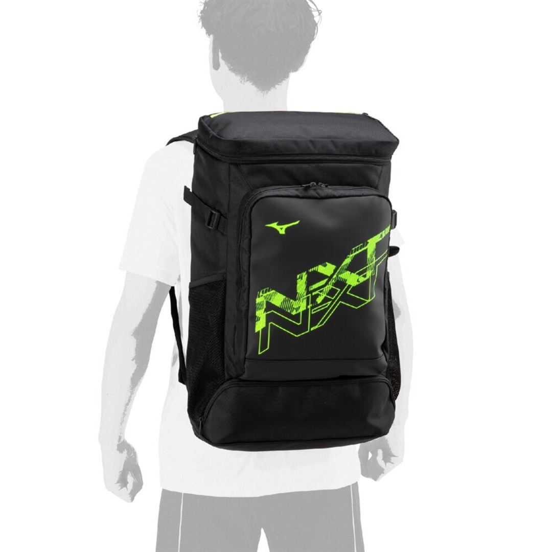 N-XTバックパック(40L) ブラック×ライム