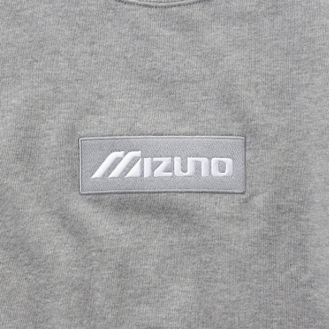 NEW VINTAGE GOLF MIZUNO ボックスロゴ クルースウェット グレー XL