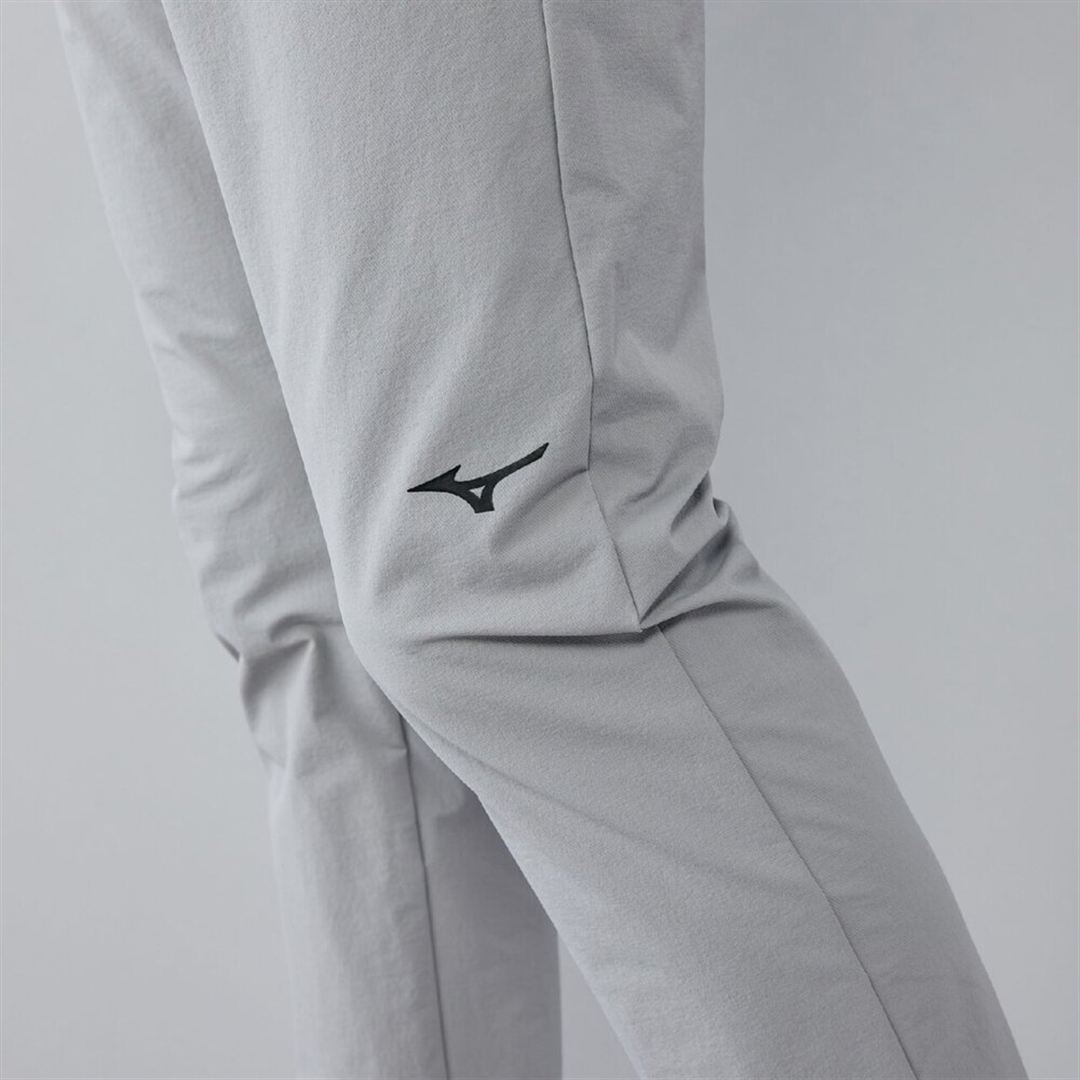 MIZUNOダブルウィーブストレッチロングパンツ シルバーグレー M