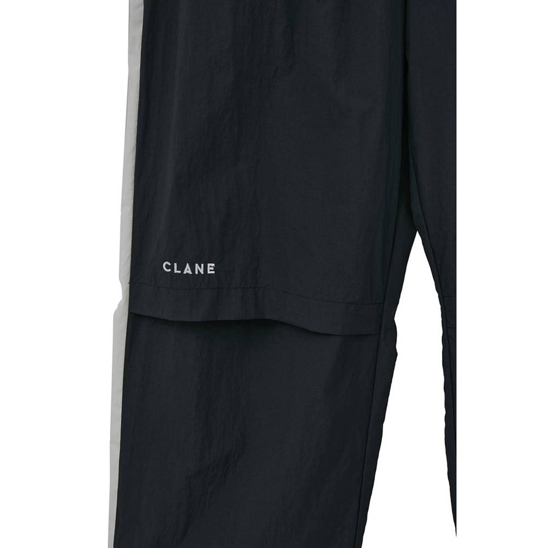 【CLANE】WATER REPELLENT TRACK PANTS ブラック 1