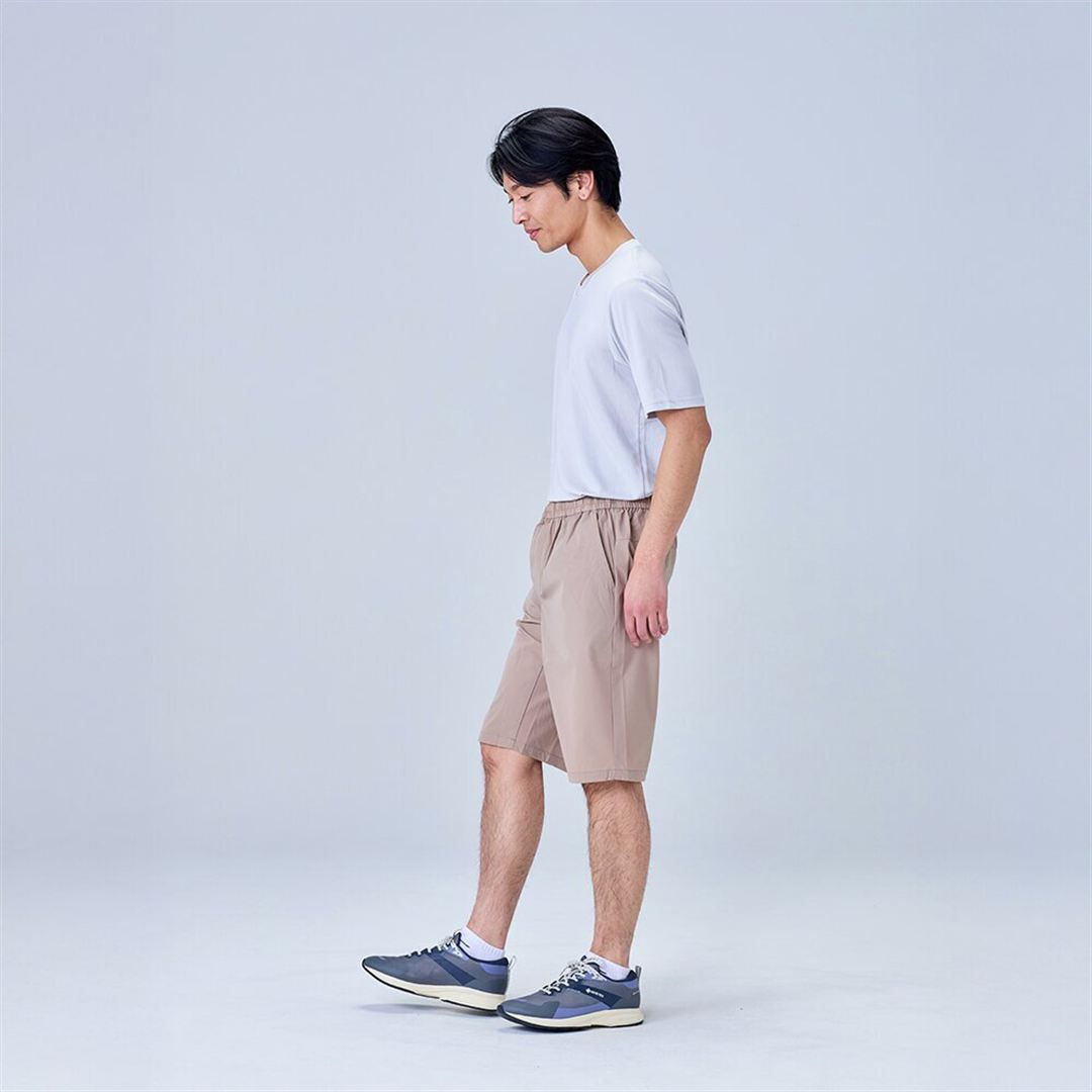 【接触冷感】アイスタッチハーフパンツ ベージュ XL