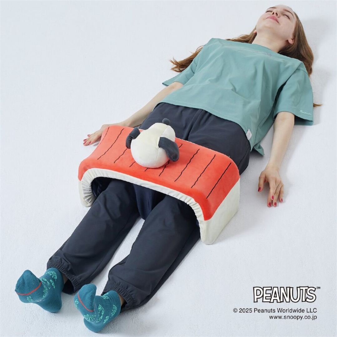 【PEANUTS】スヌーピー太ももプシュット レッド