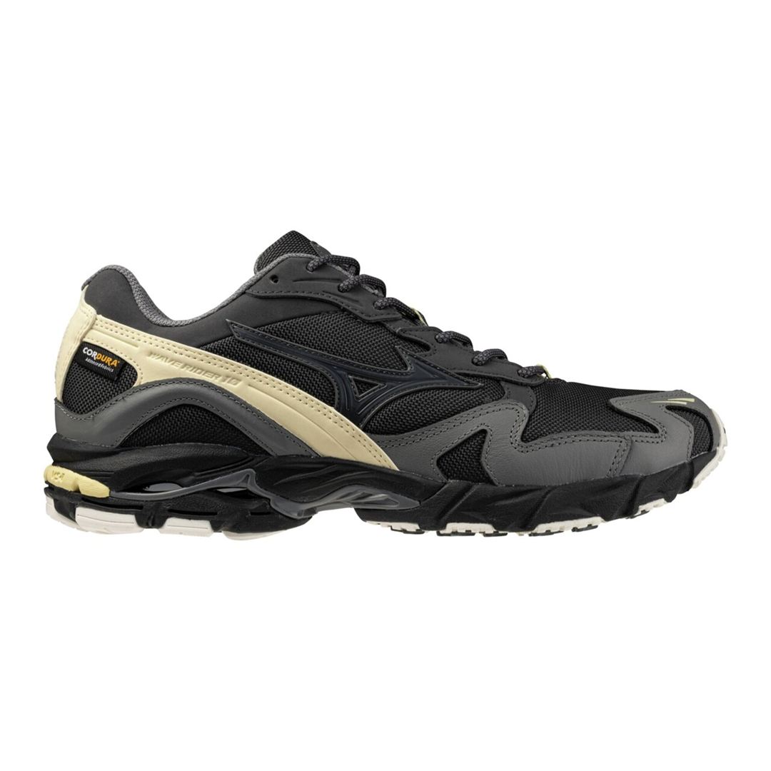 【ミズノ直営店限定】WAVE RIDER 10 CORDURA ブラック×ブラック×ベージュ 30.0