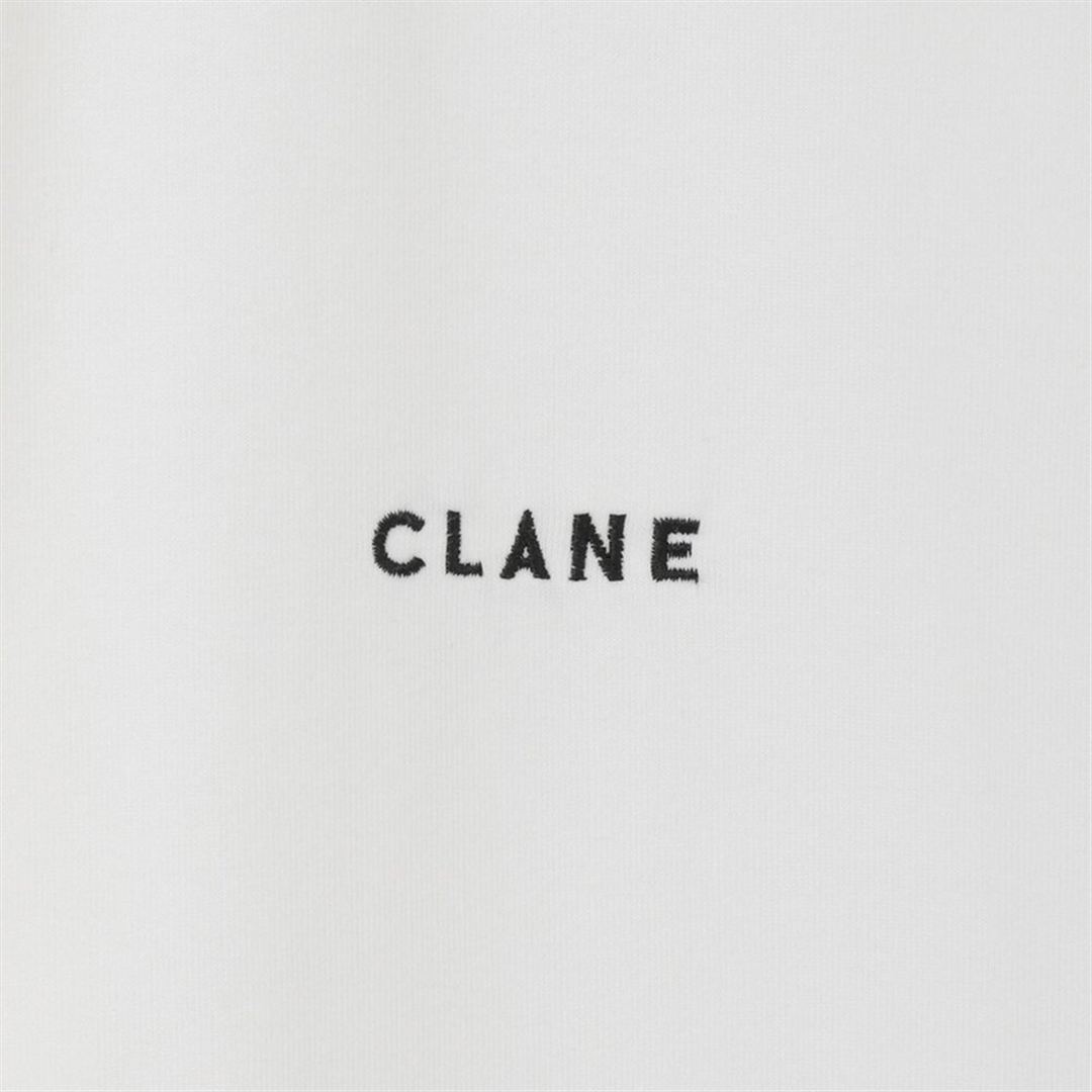 【CLANE】QUICK DRY COTTON LOGO LONG SLEEVE T-SHIRT ホワイト 2