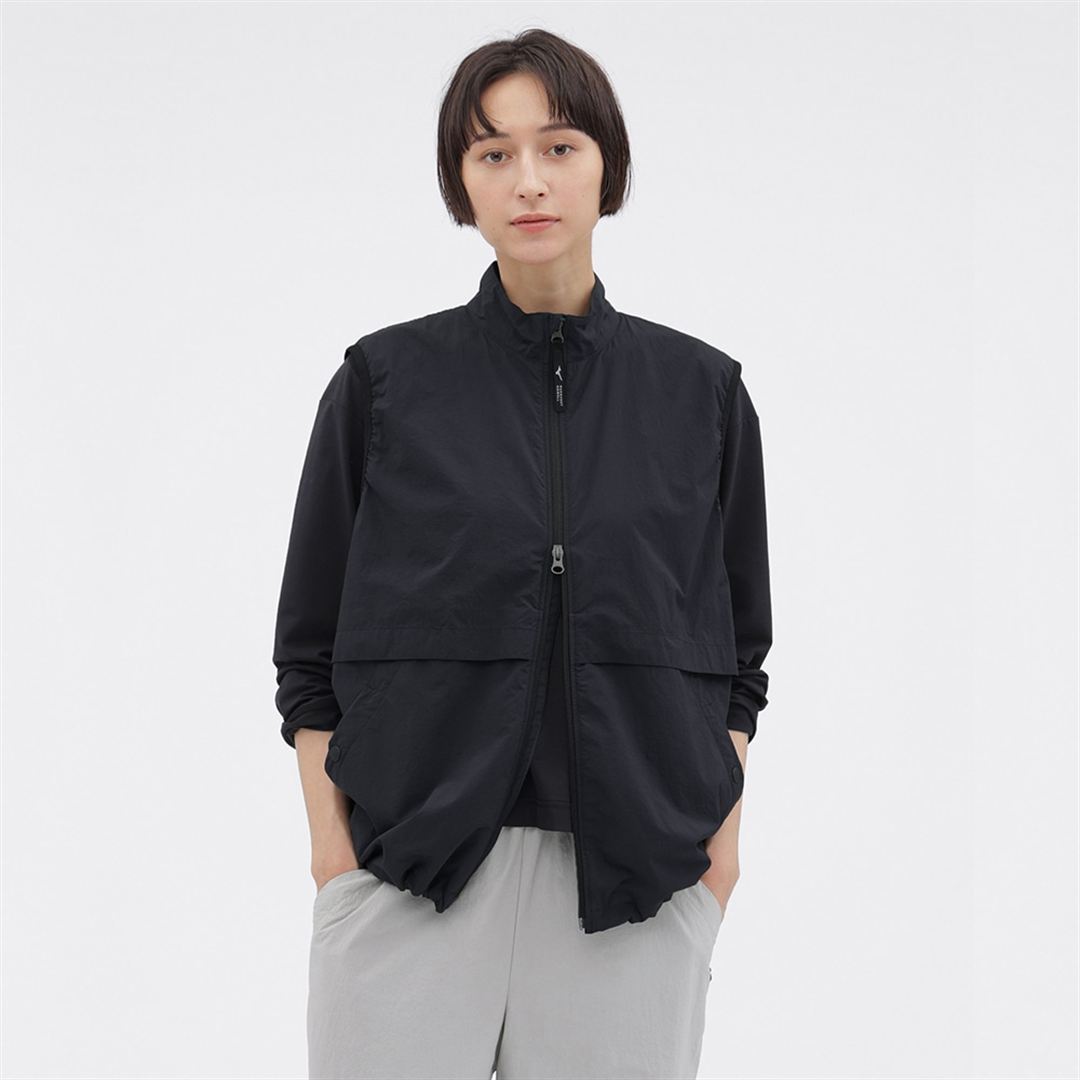 【MARGARET HOWELL】ウォーターリパレントタスランナイロンリップベスト DK.ネイビー 2
