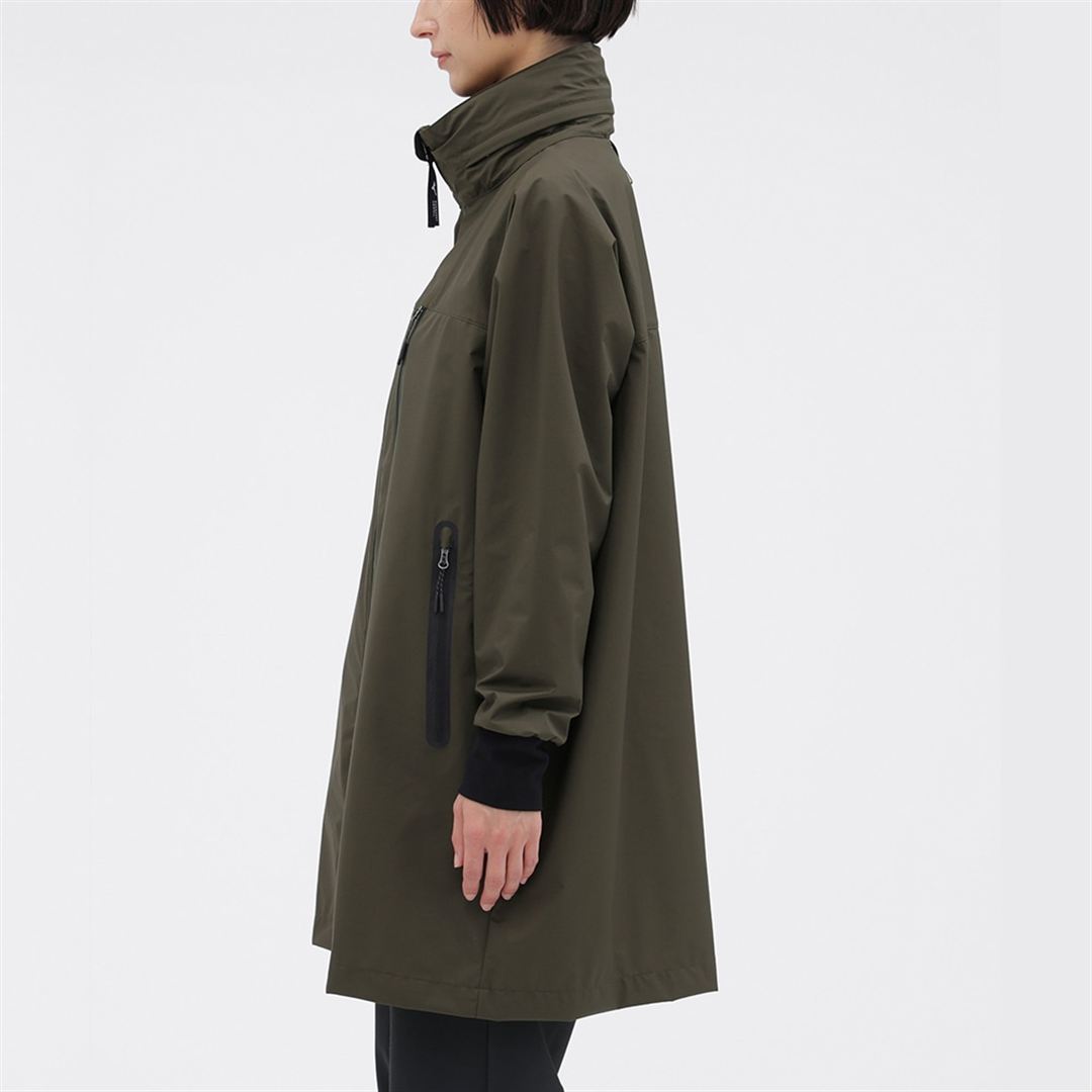 【MARGARET HOWELL】ベルグテックタスランナイロンリップコート DK.カーキ 2