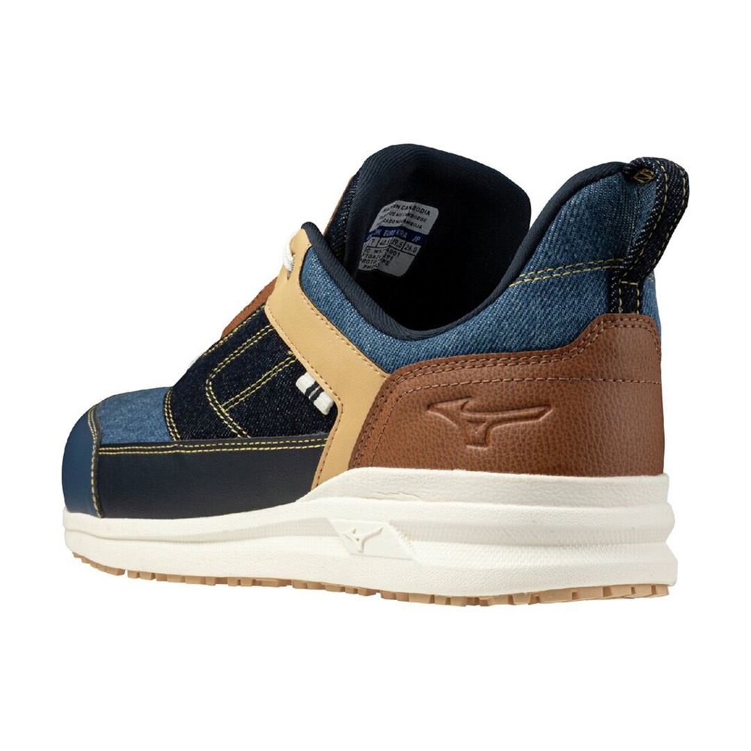 オールマイティLSII 11L DENIM(紐／ローカット) スモーキーブルー×インディゴブルー×ブラウン 25.0
