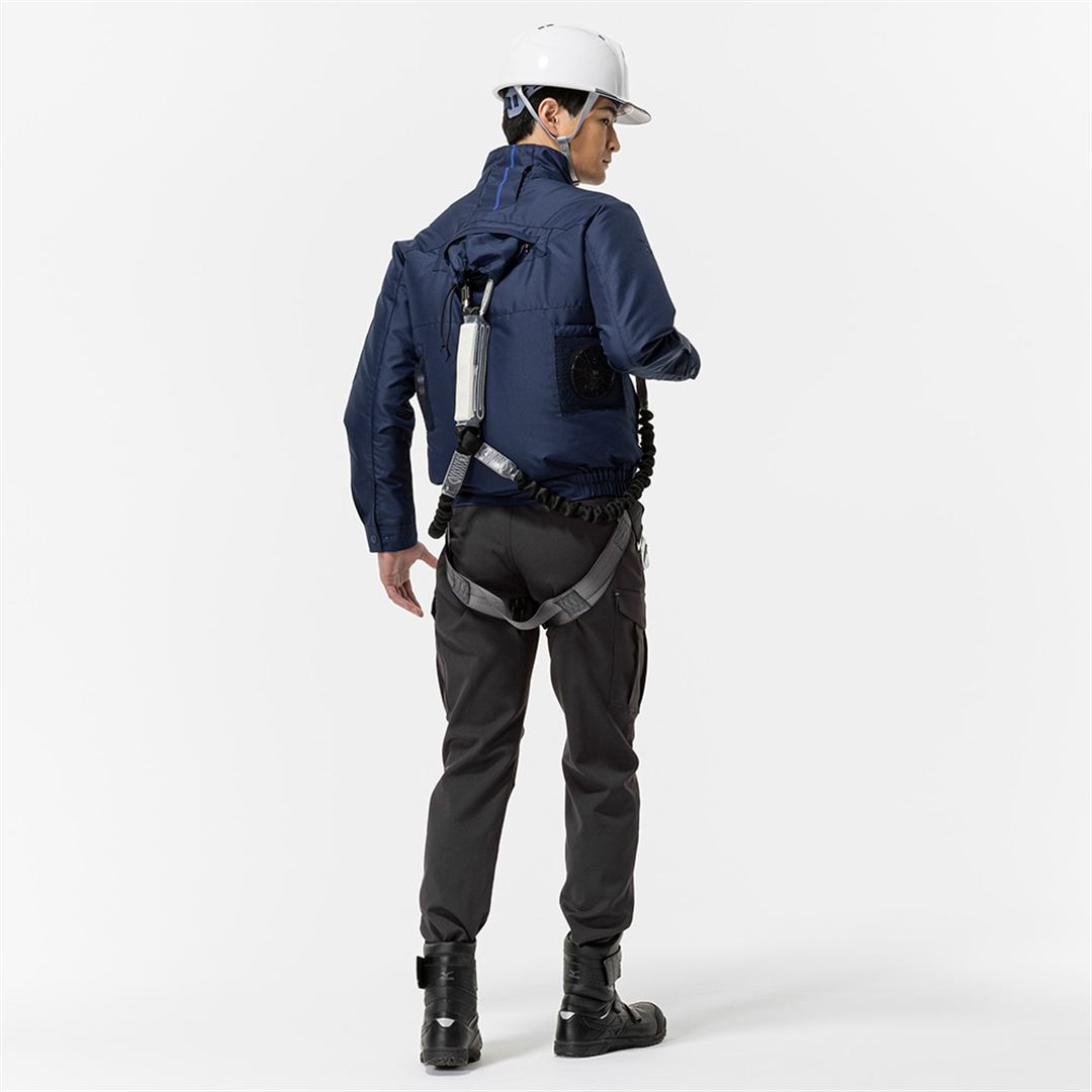 エアリージャケット TOUGH フルハーネス型安全帯対応モデル(ファン・バッテリー別売り) ドレスネイビー S