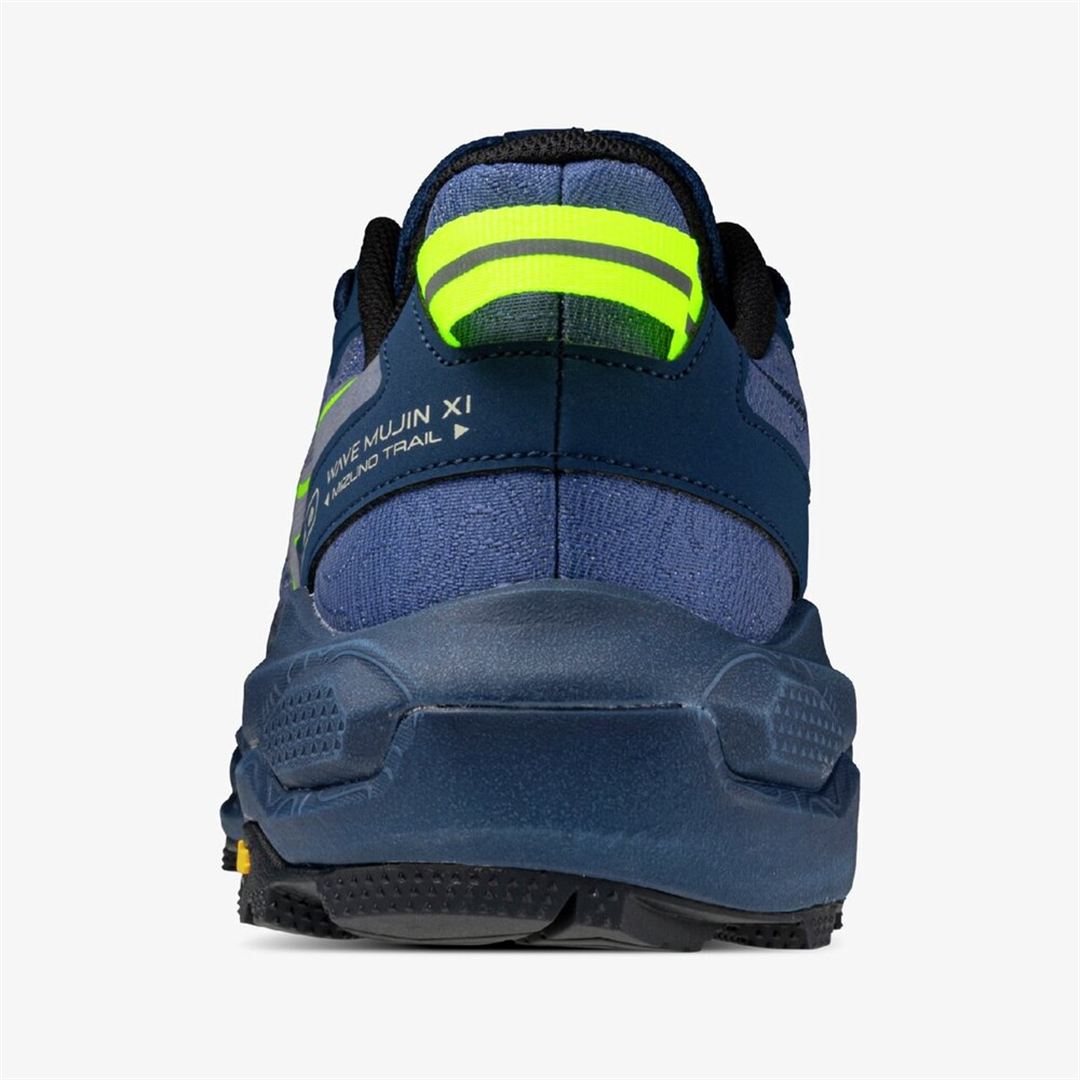 【ミズノ直営限定】WAVE MUJIN 11(トレイル) ネイビー×イエロー×ブルー 25.0