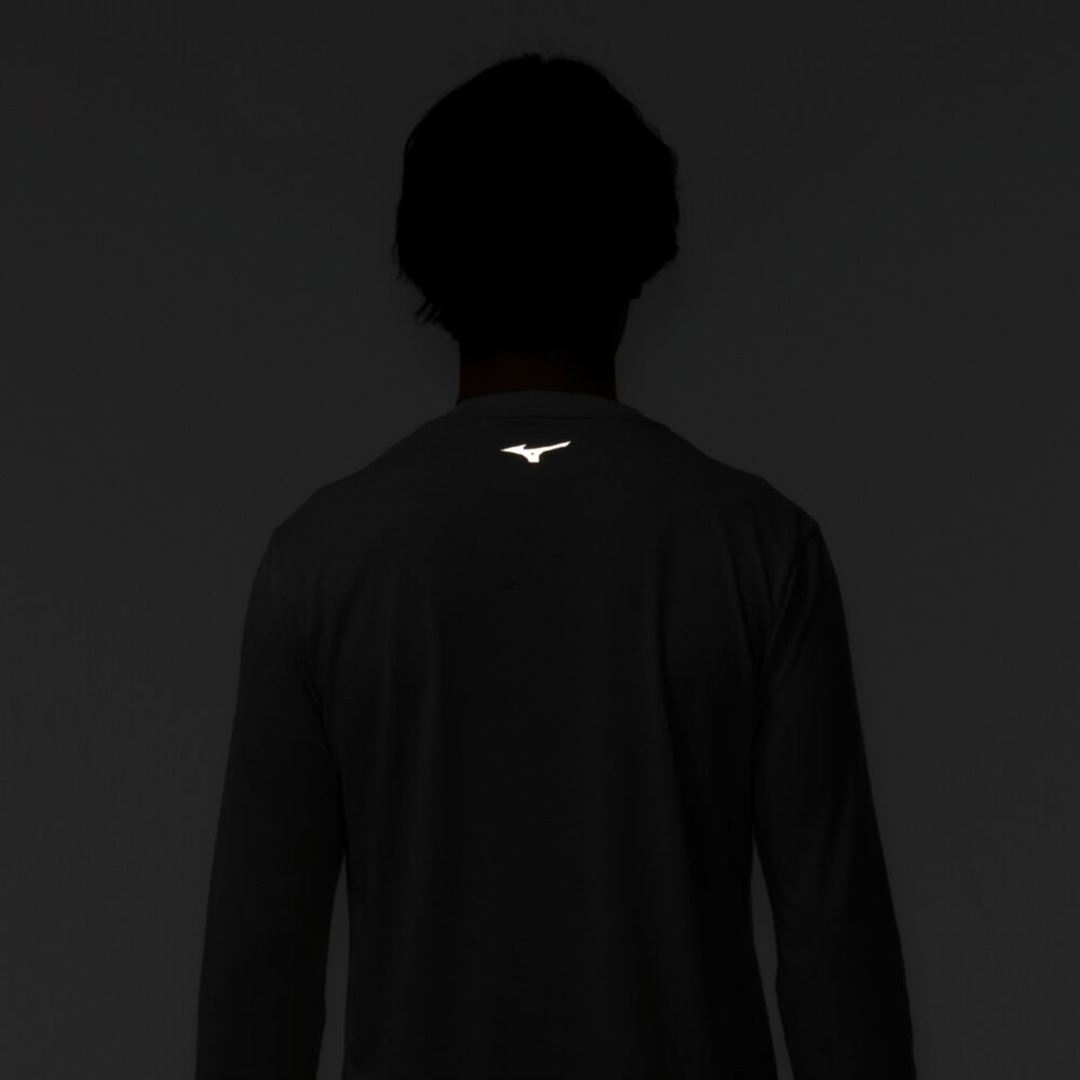 クイックドライTシャツ(長袖) ベイパーシルバー XL