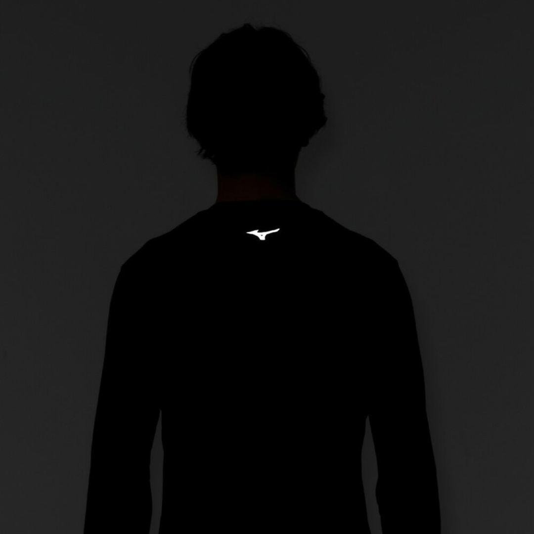 クイックドライTシャツ(長袖) ブラック XL