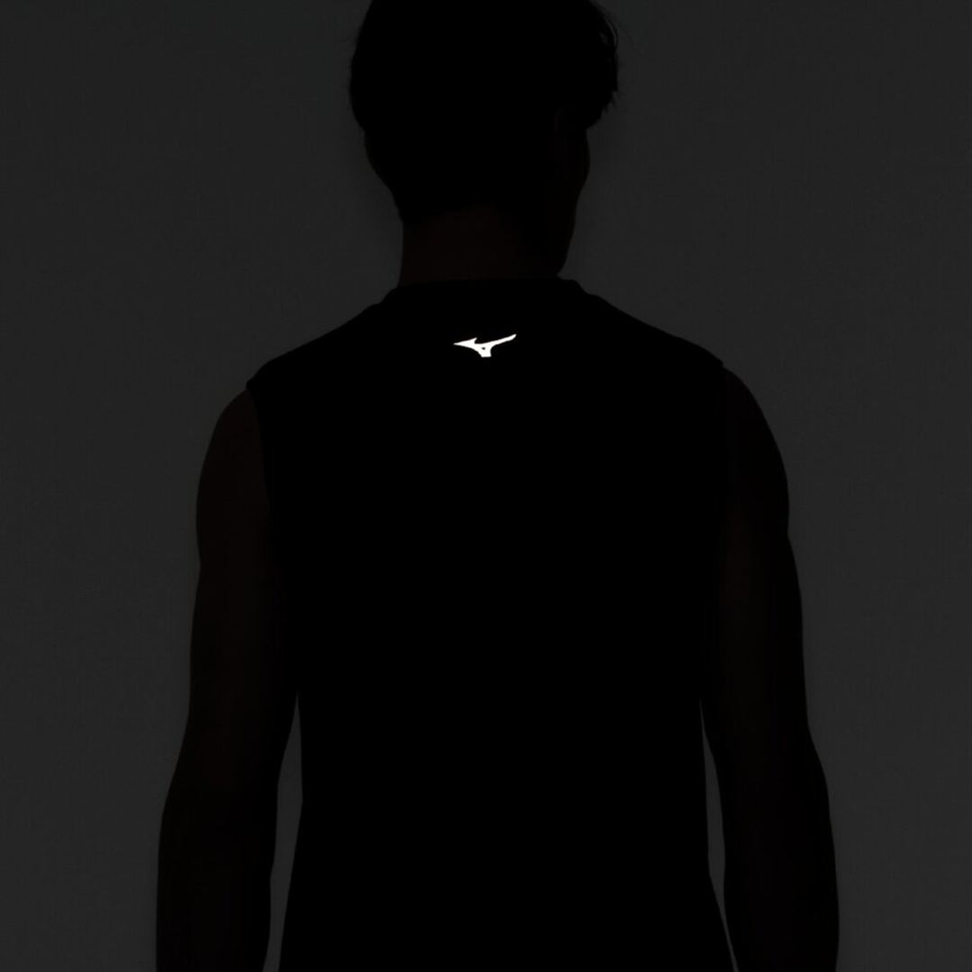 【ミズノ直営限定】クイックドライ スリーブレスTシャツ ブラック XL