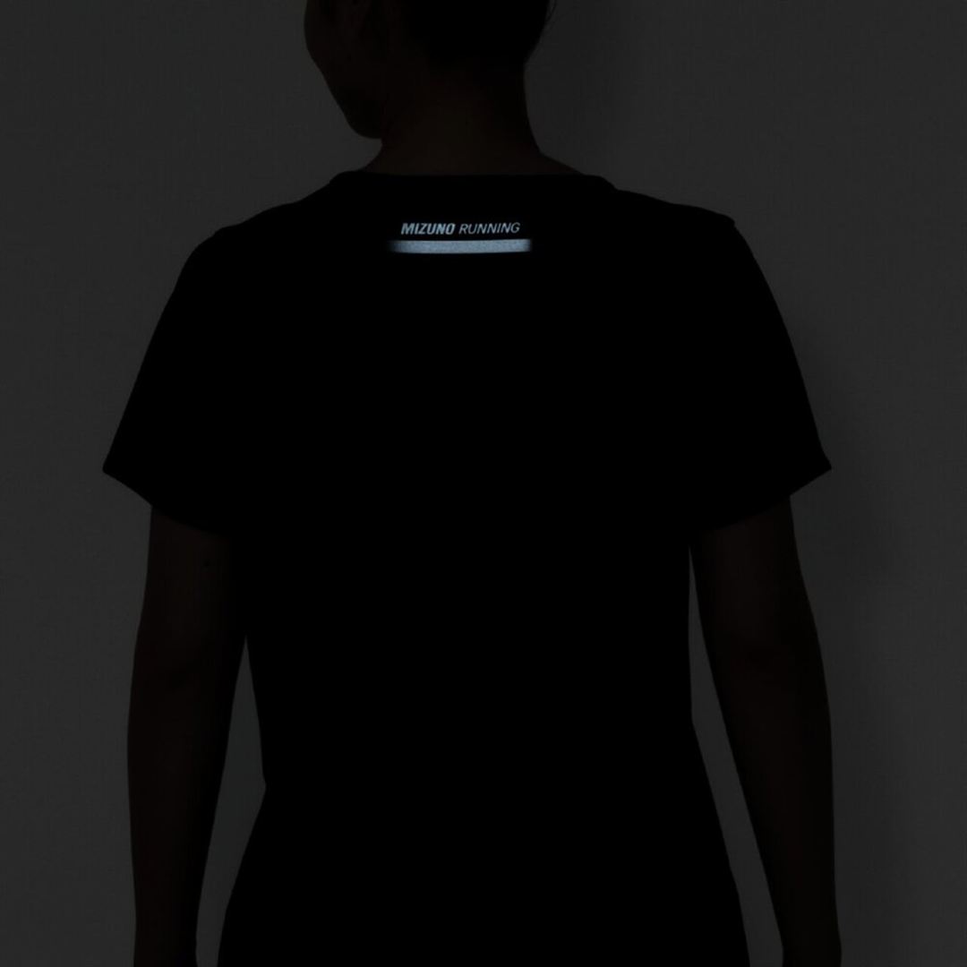 【汗処理／通気】ドライエアロフローTシャツ ブラック S