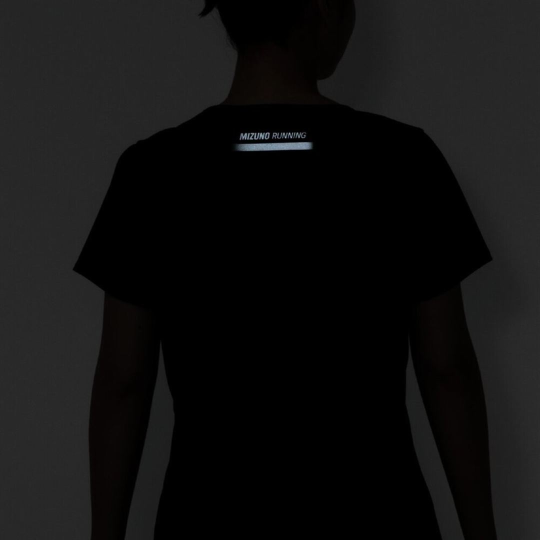 【汗処理／通気】ドライエアロフローグラフィックTシャツ ブラック S