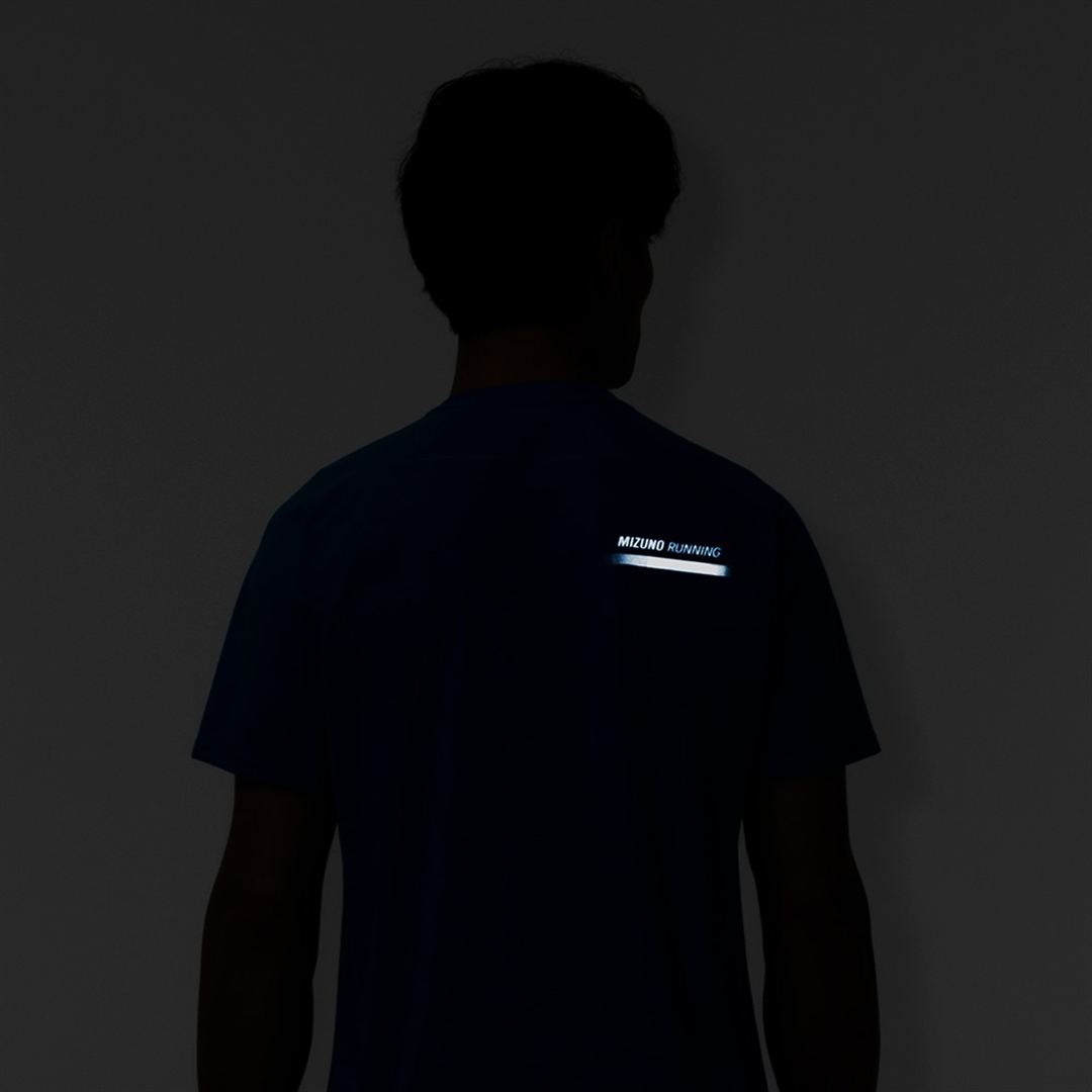 【汗処理／通気】ドライエアロフローTシャツ ブルージュエル XL