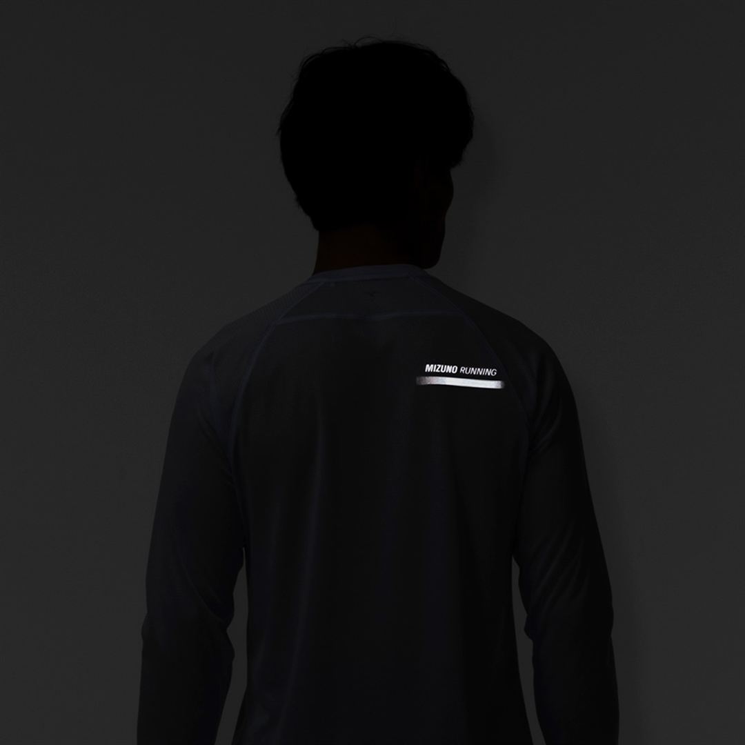 【汗処理／通気】ドライエアロフローTシャツ(長袖) クラウドスケープ XL