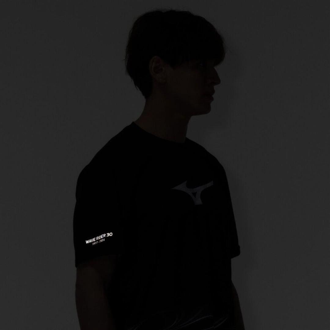 【ミズノ直営限定】クイックドライTシャツ ブラック XS