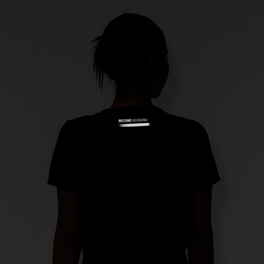【汗処理／通気】ドライエアロフローTシャツ ブラック M